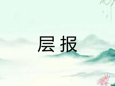 层报